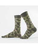 Khaki men\'s camouflage socks SM25 - Online store - Boutique